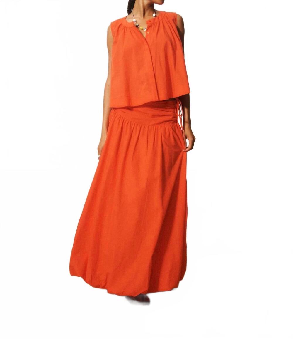 NEW FRNCH women's nunzio top in coral